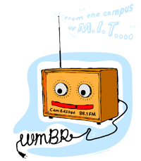 2009 WMBR Sticker